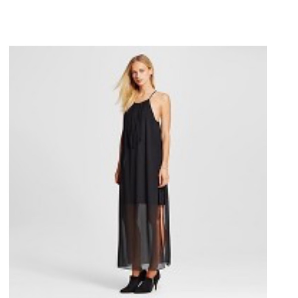 Tank dress with fringe